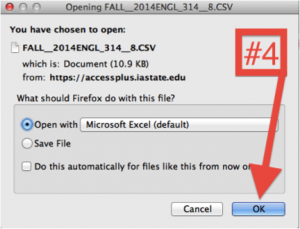 Figure C: Open the file in a program like Excel